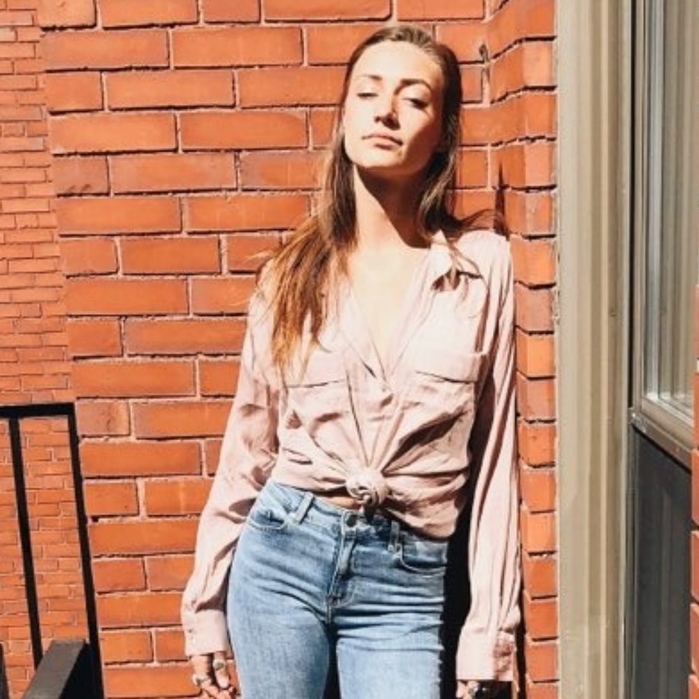 Silky, Soft Oversized Blouse